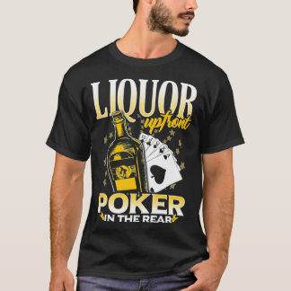 Poker nach oben im hinteren Poker  T-Shirt