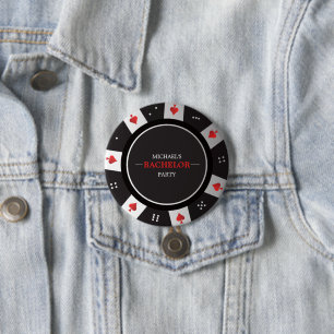 Poker Nacht Junggesellenabschied Las Vegas Casino Button