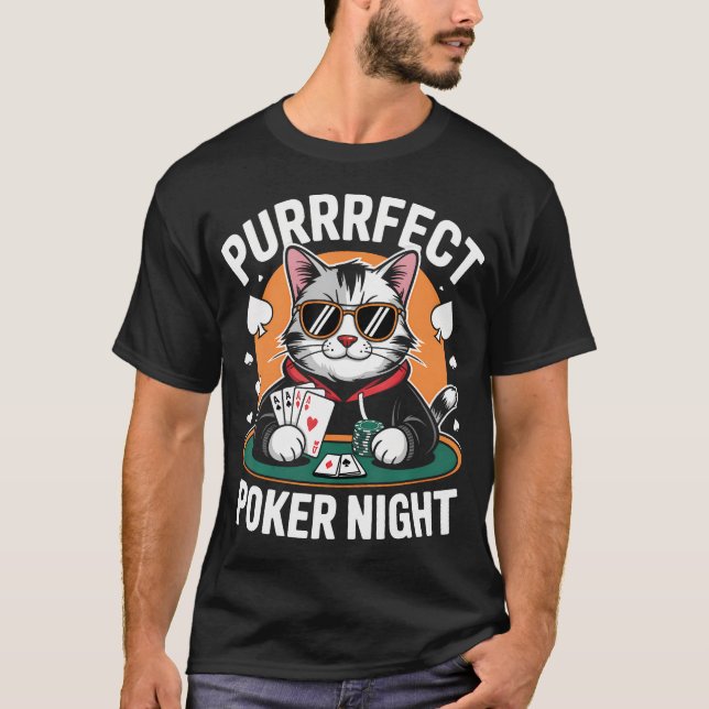 Poker Nacht T-Shirt (Vorderseite)