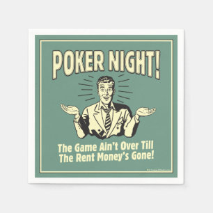 Poker Night! Das Spiel ist noch nicht vorbei Serviette