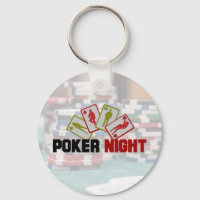 Poker Night mit Spielkarten und Poker Chips