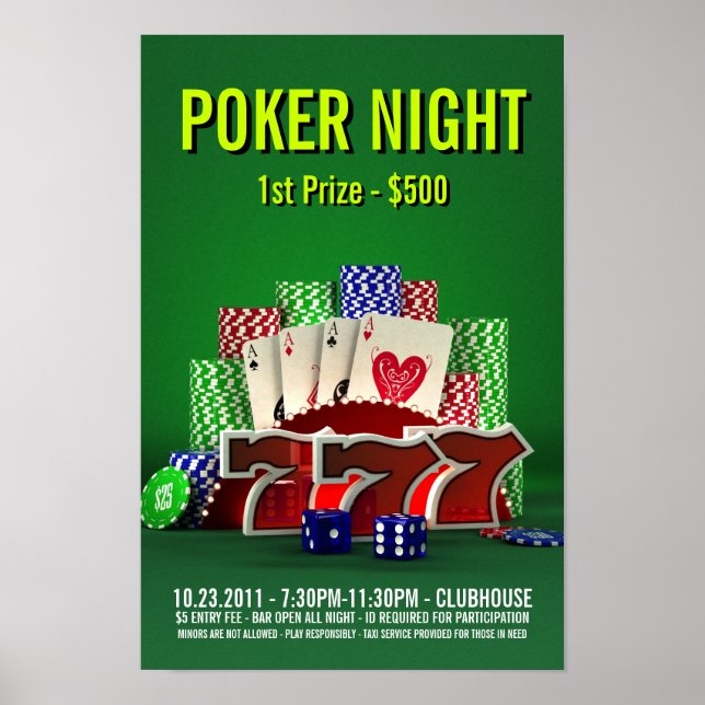 Poker Night - Poster (Vorne)