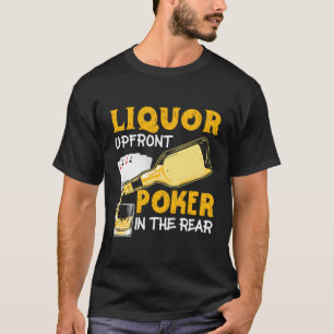 Poker oben im hinteren Poker aufklappen T-Shirt