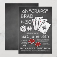 Poker Party Einladung