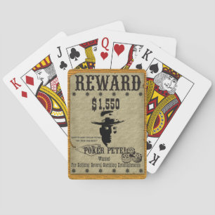 Poker Pete Reward Poster Spielkarten