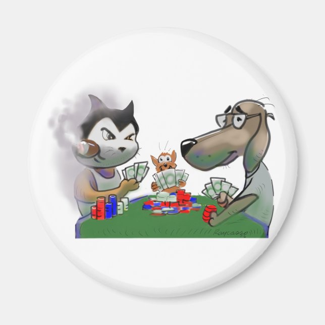 Poker PeTs Magnet (Vorne)