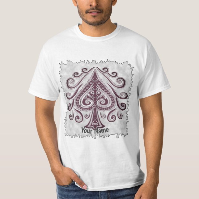Poker Pik  T-Shirt (Vorderseite)