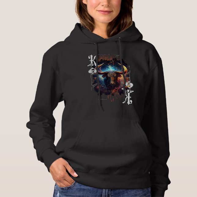 Poker Player Apparel Zodiac Sign Edition Taurus Hoodie (Vorderseite)