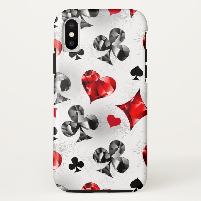 Poker Player Gambler Kartenspielen Anzug Las Vegas Case-Mate iPhone Hülle (Rückseite)