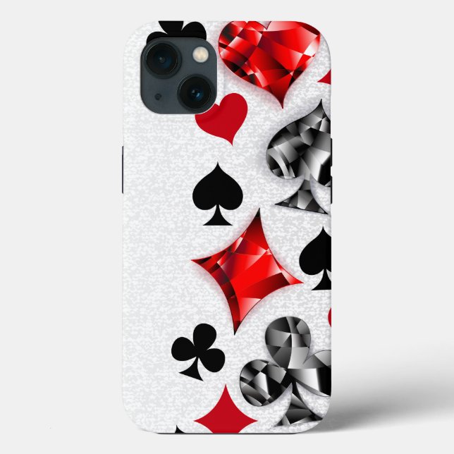 Poker Player Gambler Kartenspielen Anzug Las Vegas Case-Mate iPhone Hülle (Rückseite)
