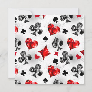 Poker Player Gambler Kartenspielen Anzug Las Vegas Dankeskarte