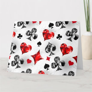 Poker Player Gambler Kartenspielen Anzug Las Vegas Dankeskarte