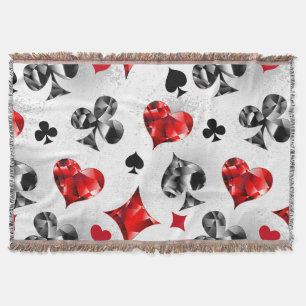 Poker Player Gambler Kartenspielen Anzug Las Vegas Decke