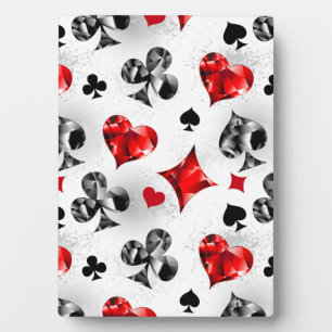 Poker Player Gambler Kartenspielen Anzug Las Vegas Fotoplatte