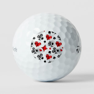 Poker Player Gambler Kartenspielen Anzug Las Vegas Golfball