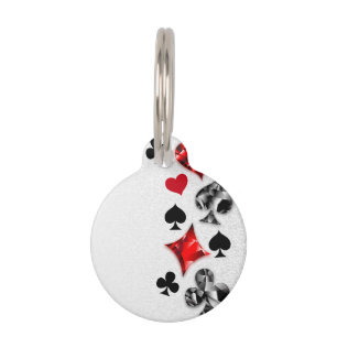 Poker Player Gambler Kartenspielen Anzug Las Vegas Haustiermarke