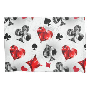 Poker Player Gambler Kartenspielen Anzug Las Vegas Kissenbezug