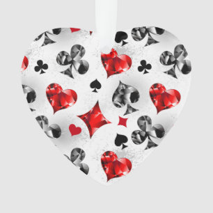 Poker Player Gambler Kartenspielen Anzug Las Vegas Ornament