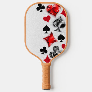 Poker Player Gambler Kartenspielen Anzug Las Vegas Pickleball Schläger