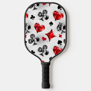 Poker Player Gambler Kartenspielen Anzug Las Vegas Pickleball Schläger