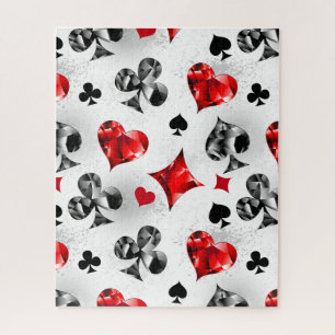 Poker Player Gambler Kartenspielen Anzug Las Vegas Puzzle