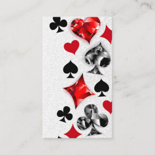 Poker Player Gambler Kartenspielen Anzug Las Vegas Rabattkarte