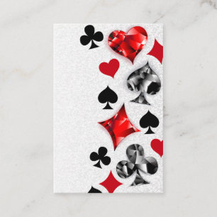 Poker Player Gambler Kartenspielen Anzug Las Vegas Rabattkarte