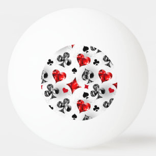 Poker Player Gambler Kartenspielen Anzug Las Vegas Tischtennisball