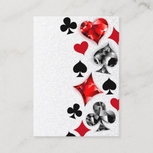 Poker Player Gambler Kartenspielen Anzug Las Vegas Treuekarte
