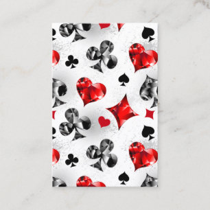 Poker Player Gambler Kartenspielen Anzug Las Vegas Visitenkarte