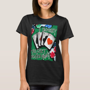 Poker Player Gambling Casino mit Ihrem Handy T-Shirt