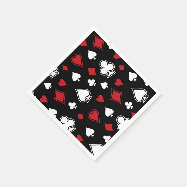 Poker Playing Cards Serviette (Ecke)