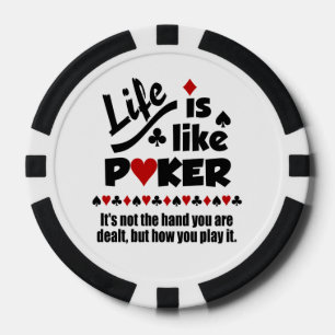 POKER-Poker-Chips für LIFE WIE Pokerchips