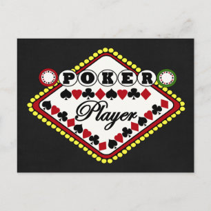 Poker Postkarte