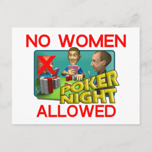 Poker Postkarte