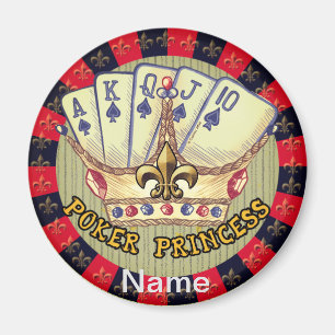 Poker Princess-Magnet Magnet