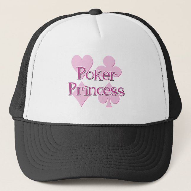 Poker Princess Truckerkappe (Vorderseite)
