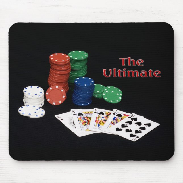 Poker Royal Flush Mousepad (Vorne)