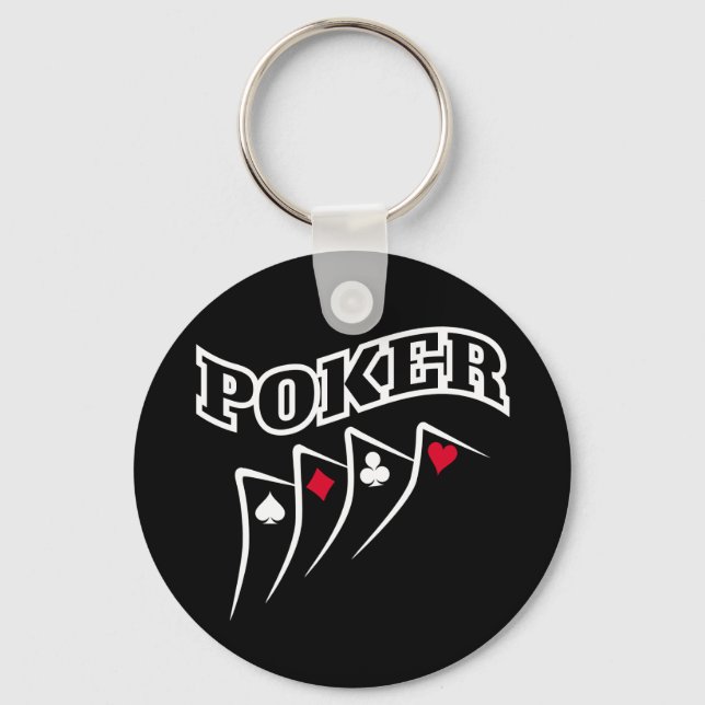 Poker Schlüsselanhänger (Vorderseite)