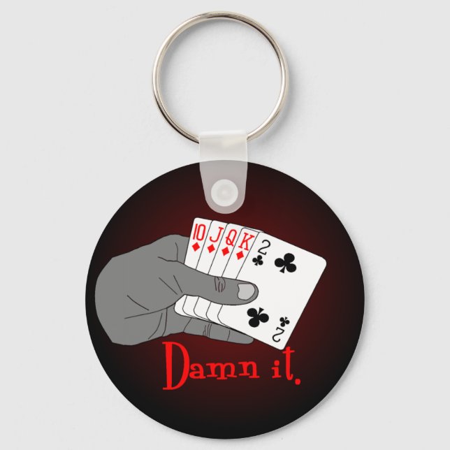 Poker Schlüsselanhänger (Vorderseite)