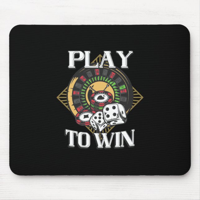 Poker spielen zu gewinnen mousepad (Vorne)