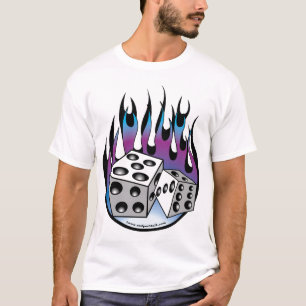Poker/spielender/glücklicher T - Shirt 7