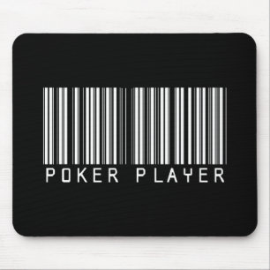 Poker-Spieler-Bar-Code Mousepad