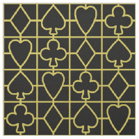 Poker-Spielkarte-Anzugvegas-Kasino-Schwarz-Gold