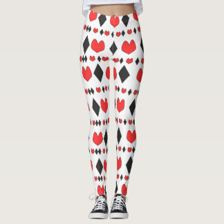 Poker-Spielkarten Leggings