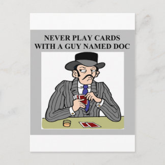 Poker-Spielkartendesign Postkarte
