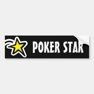 Poker-Stern-Autoaufkleber Autoaufkleber
