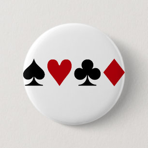 Poker-Süchtiger Button