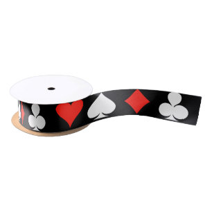 Poker-Symbole Satinband