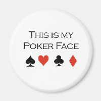 Poker T - Shirt: "Poker-Gesicht" "Das ist mein Pok